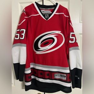 Reebok Jeff Skinner Carolina Hurricanes jersey, size large